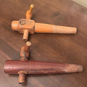 Vintage wooden taps, West Germany